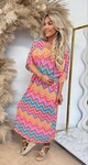 STRIK OVERSIZED SHINE DRESS FUCHSIA