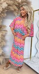 STRIK OVERSIZED SHINE DRESS FUCHSIA