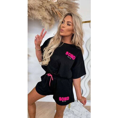 SOHO NEW YORK SET BLACK/PINK SOHO NEW YORK SET BLACK/PINK