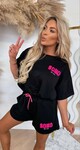 SOHO NEW YORK SET BLACK/PINK