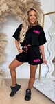 SOHO NEW YORK SET BLACK/PINK