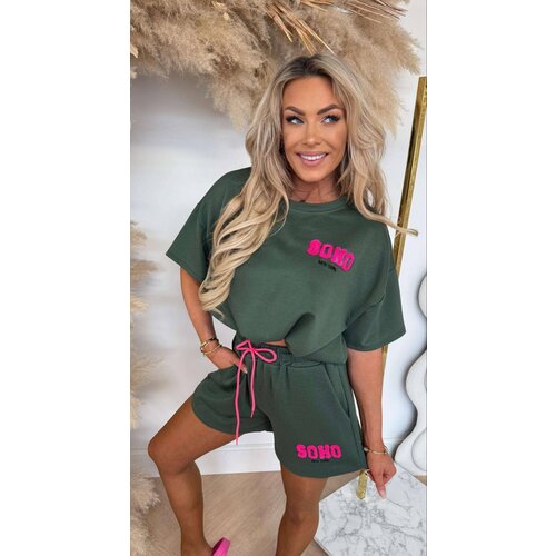 SOHO NEW YORK SET ARMYGREEN/PINK SOHO NEW YORK SET ARMYGREEN/PINK