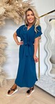 LEONIE V LUS DRESS DARKBLUE