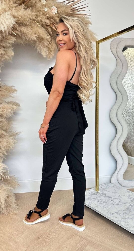CIRCLE JUMPSUIT BLACK