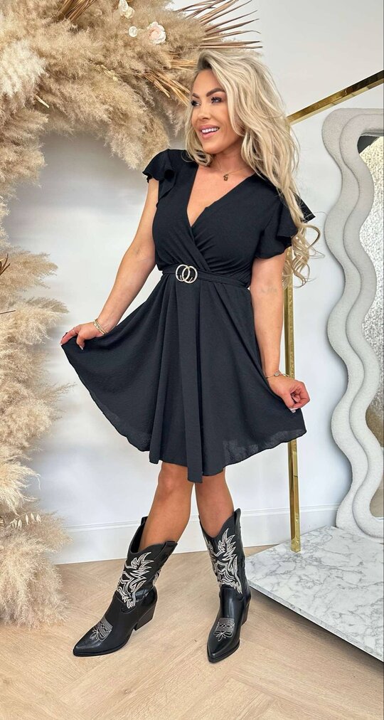 CIRCLE DRESS BLACK