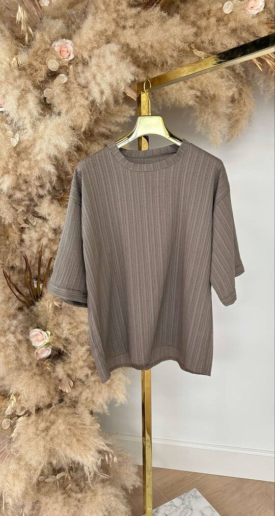 ROMY TOP TAUPE