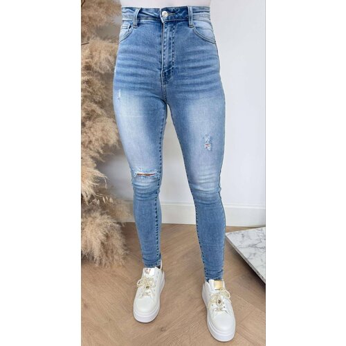 EXTRA HIGH WAIST SKINNY 398-19 DENIM BLUE EXTRA HIGH WAIST SKINNY 398-19 DENIM BLUE