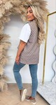 GUC INSPIRED GILET BEIGE
