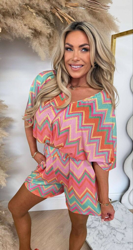 STRIK ZIGZAG SHINE SET ORANGE