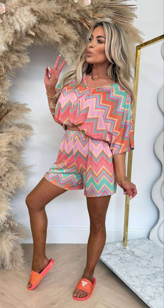 STRIK ZIGZAG SHINE SET ORANGE
