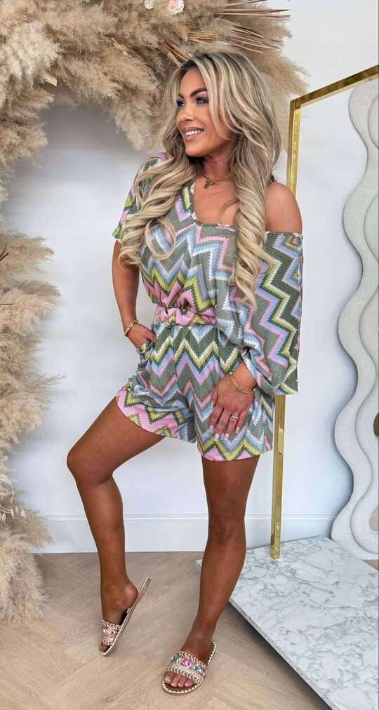 STRIK ZIGZAG SHINE SET GREEN