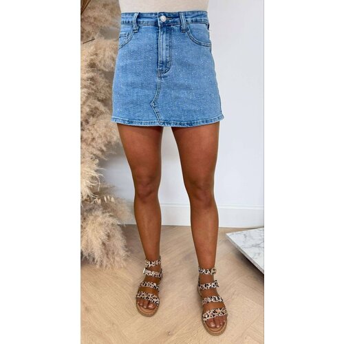 GLITTER SKORT 0603 DENIM BLUE GLITTER SKORT 0603 DENIM BLUE
