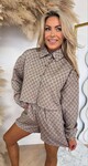 MUSTHAVE NIKKI INSPIRED BLOUSE SET BEIGE