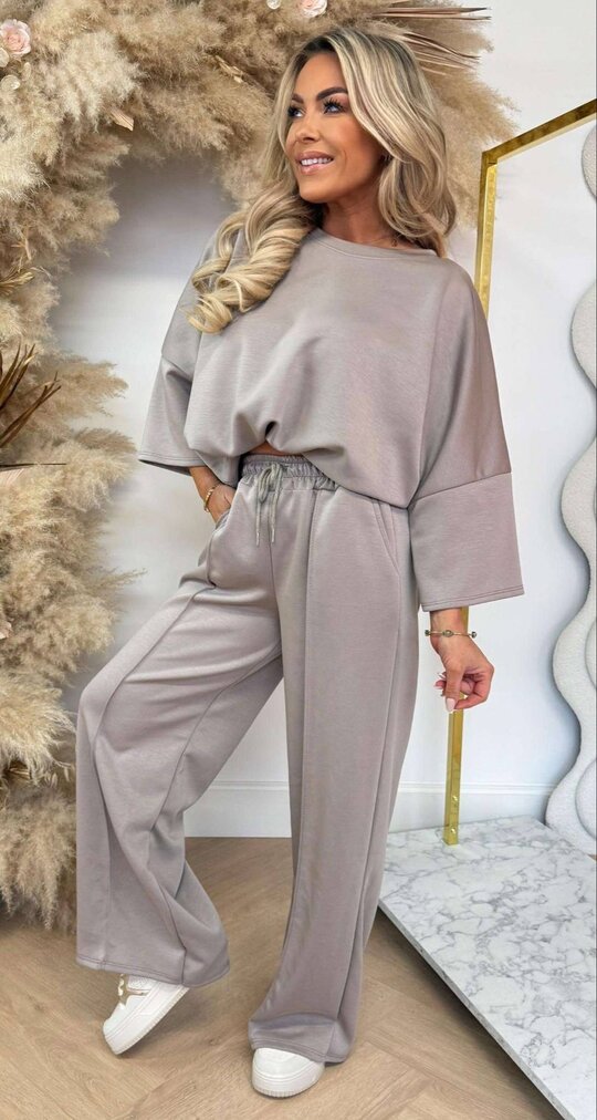 SARAH 2 PIECE SET TAUPE