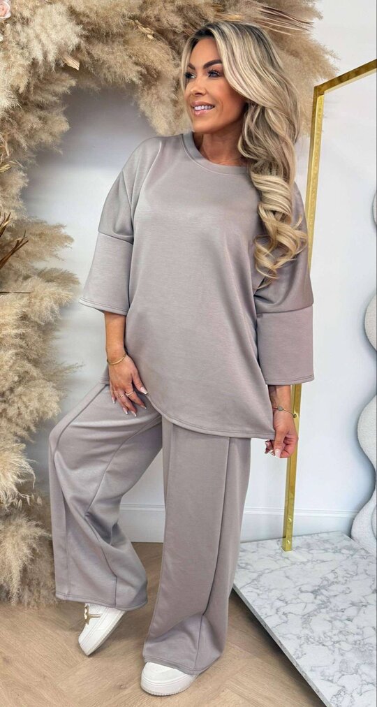 SARAH 2 PIECE SET TAUPE