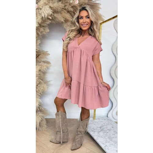BOHO BASIC DRESS OLD PINK BOHO BASIC DRESS OLD PINK