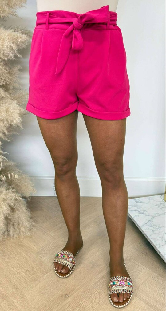 BOW SHORT FUCSHIA BOW SHORT FUCSHIA