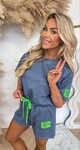 EMBLEEM MUSTHAVE SET JEANSBLUE/LIME