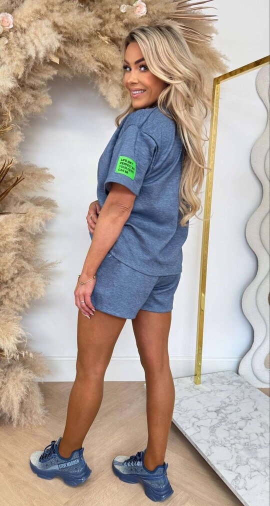 EMBLEEM MUSTHAVE SET JEANSBLUE/LIME