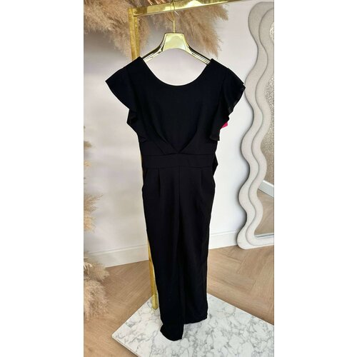 RUFFLE JUMPSUIT BLACK RUFFLE JUMPSUIT BLACK