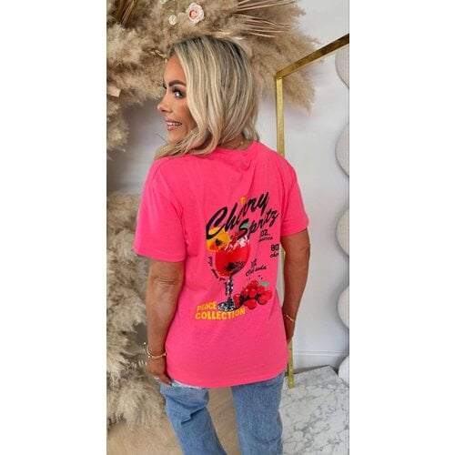 CHERRY SPRITZ TEE 8011042 NEONPINK CHERRY SPRITZ TEE 8011042 NEONPINK