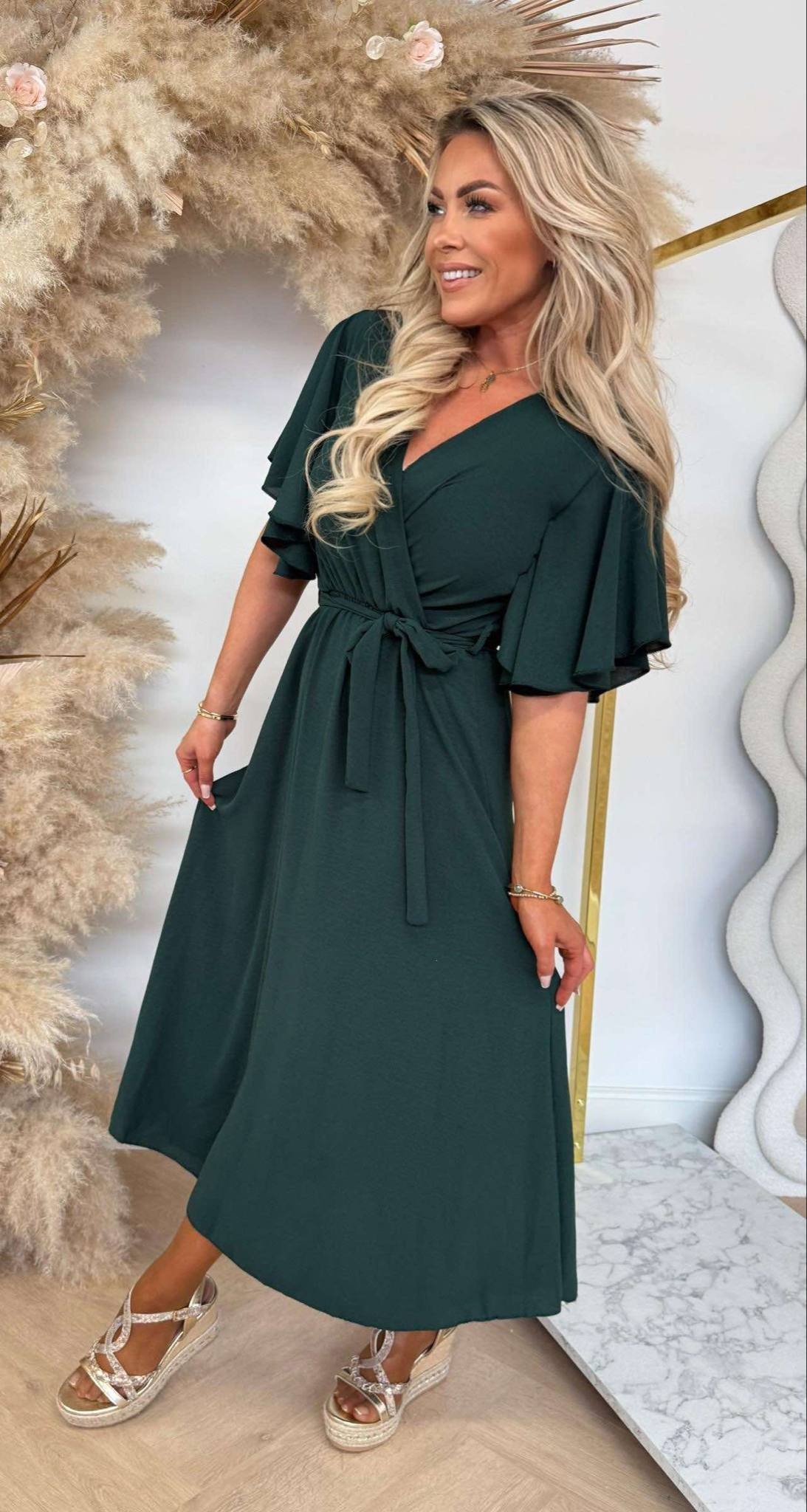 LANA DRESS GUCGREEN