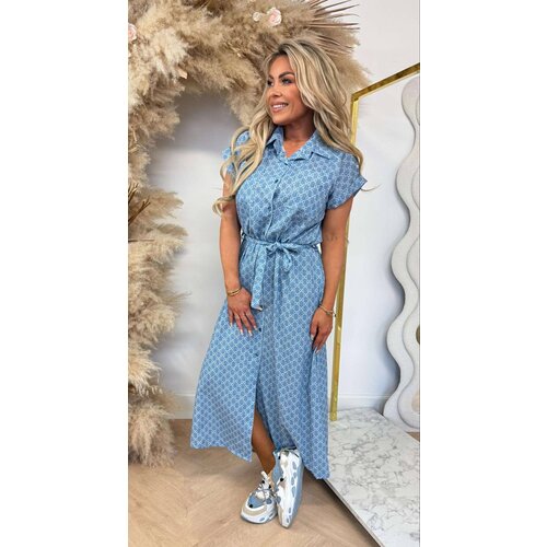 ANNE CIRLE LUS DRESS ICEBLUE ANNE CIRLE LUS DRESS ICEBLUE