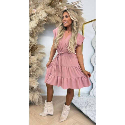 DAE RUFFLE LUS DRESS PINK DAE RUFFLE LUS DRESS PINK