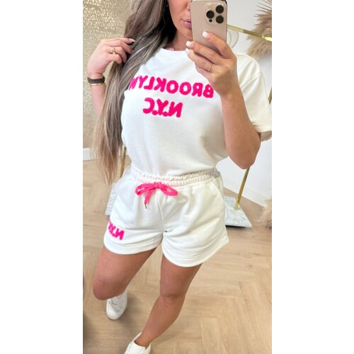 NEW BROOKLYN SET OFF WHITE/PINK NEW BROOKLYN SET OFF WHITE/PINK
