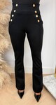 BUTTON STRETCH FLAIR 1209 BLACK