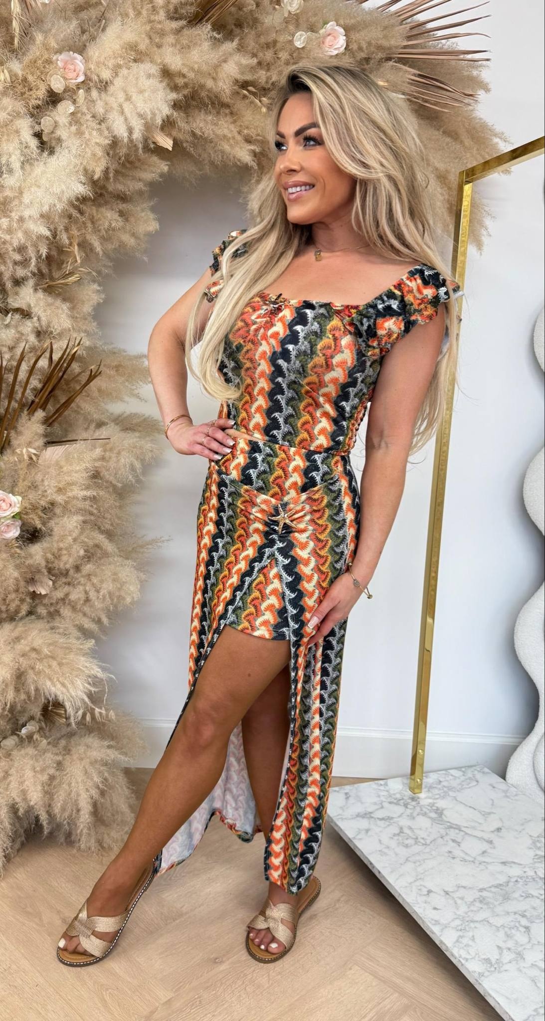 STAR SUMMER SET ORANGE/YELLOW