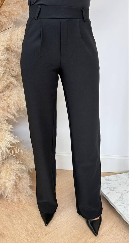 YU & ME STRAIGHT LEG PANTS 3312-70 BLACK