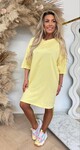 T-SHIRT BASIC DRESS YELLOW