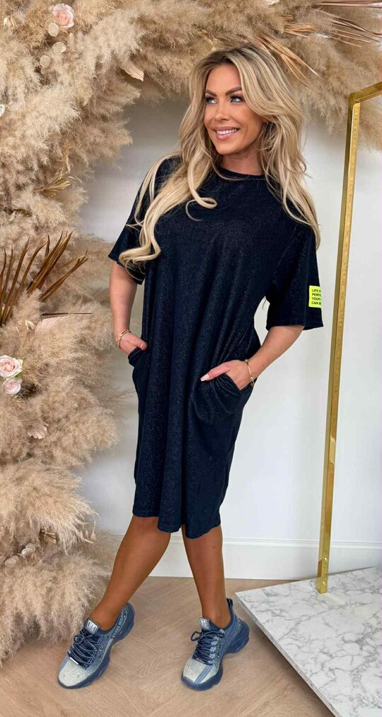 PERFECT BADSTOF SHIRT LONG NAVY/YELLOW