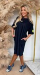 PERFECT BADSTOF SHIRT LONG NAVY/YELLOW