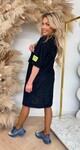 PERFECT BADSTOF SHIRT LONG NAVY/YELLOW
