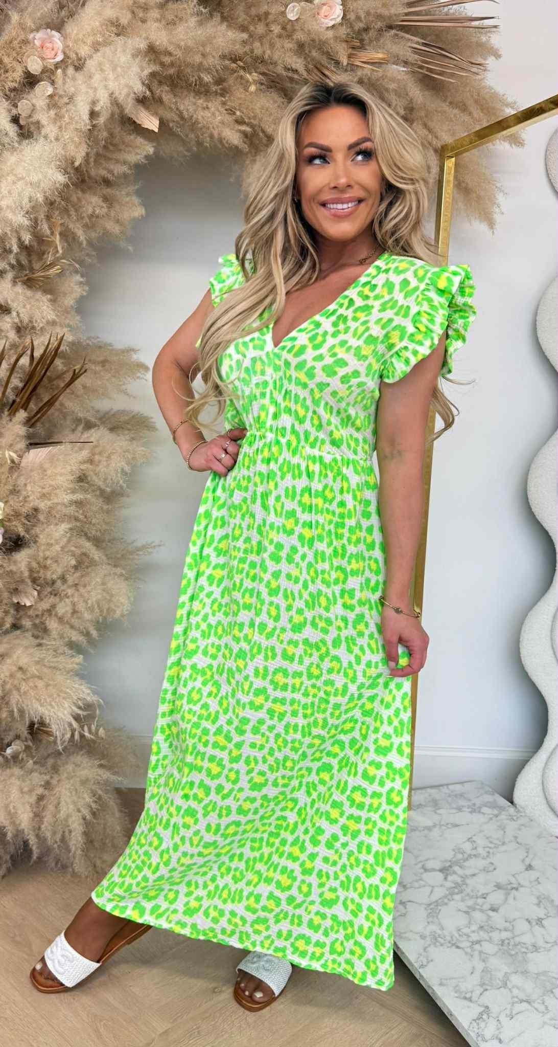 NAMI LEO NEONDRESS LIME