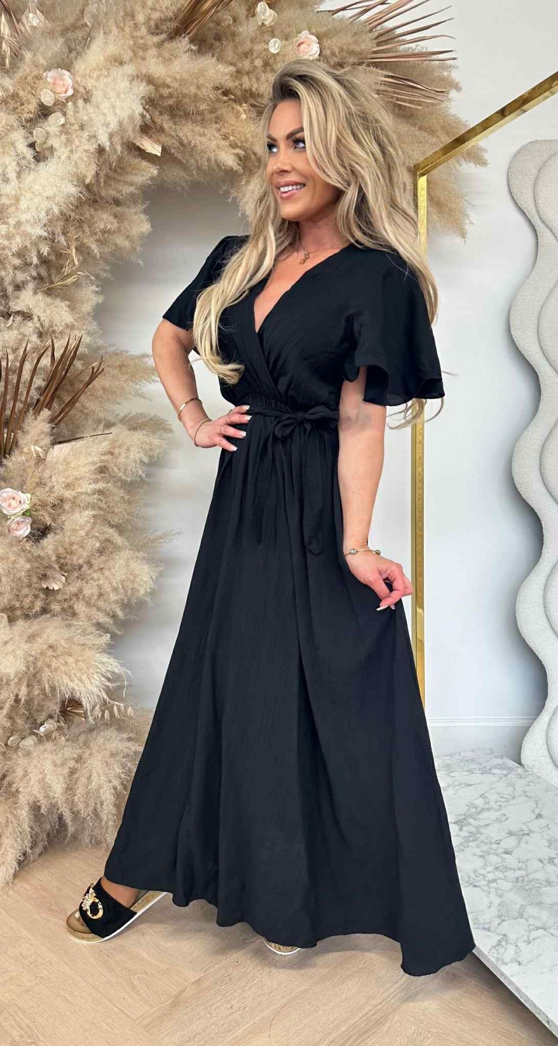 LOLA LONG DRESS BLACK