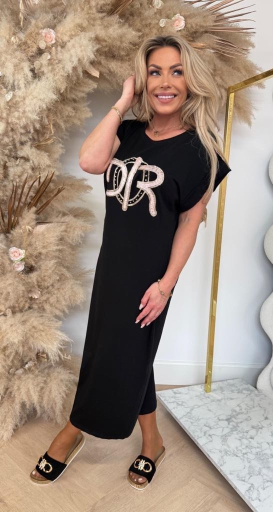 DOIR INSPIRED DRESS 590028-104 BLACK
