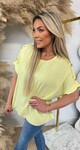 ITALY BUTTON TOP YELLOW