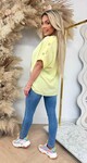 ITALY BUTTON TOP YELLOW