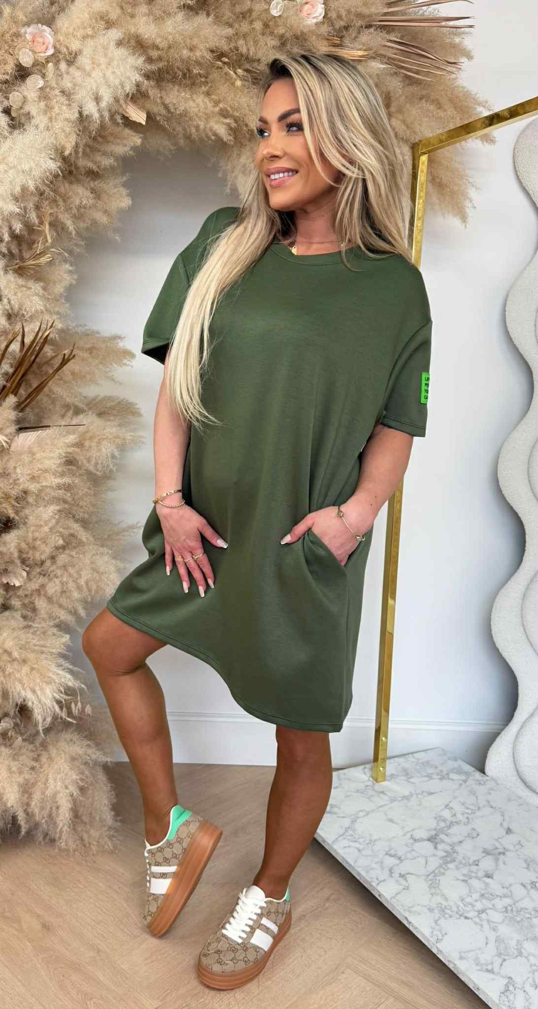 PERFECT OUTFIT DRESS ARMYGREEN