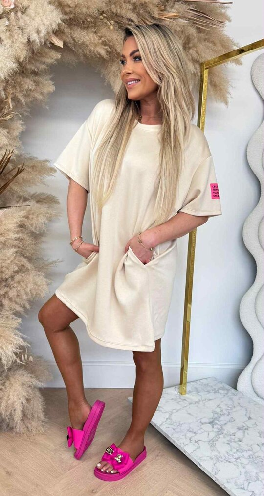 PERFECT OUTFIT DRESS BEIGE