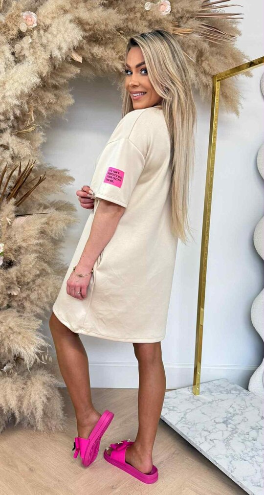 PERFECT OUTFIT DRESS BEIGE