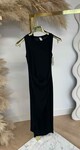 SUMMER OMSLAG DRESS BLACK