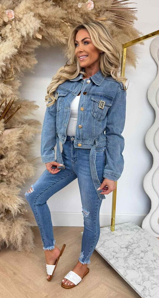 LUXERY DENIM JACKET 5033 DENIMBLUE