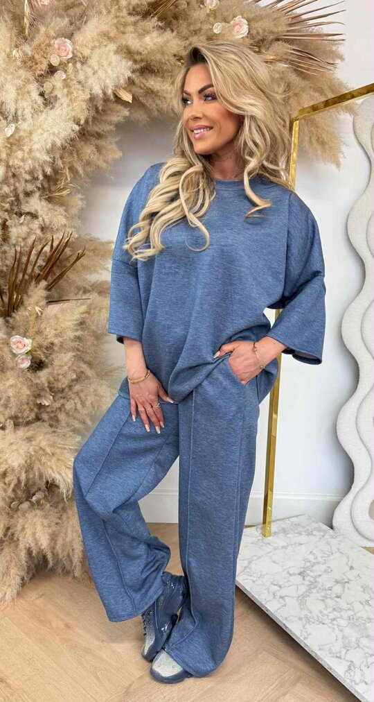 SARAH 2 PIECE SET DENIMBLUE