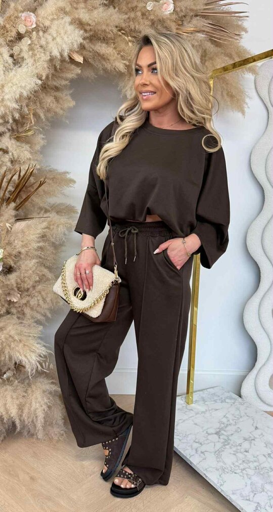 SARAH 2 PIECE SET CHOCO