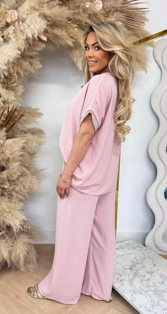 GOLDY V SET PINK