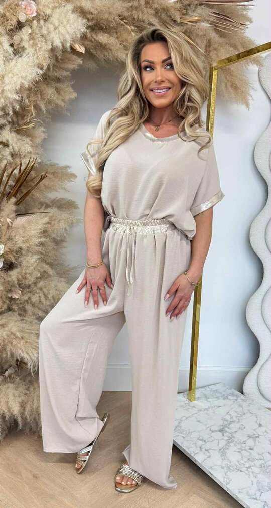 GOLDY V SET BEIGE